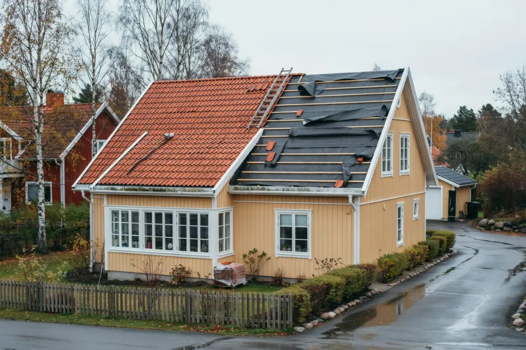 s planerar du en takoml ggning i etapper utan att boendet st rs i on dan